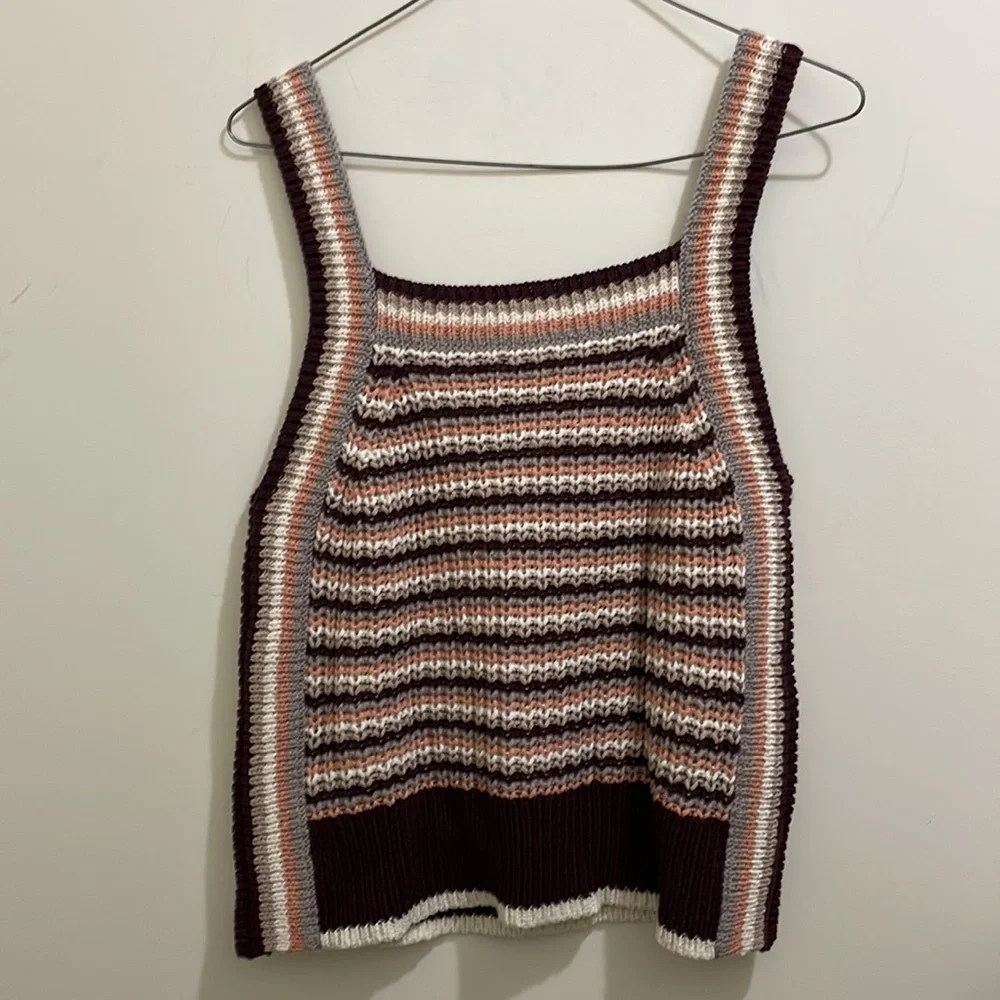 Wilfred knitted stripe vest (sz m) - Picture 5 of 5